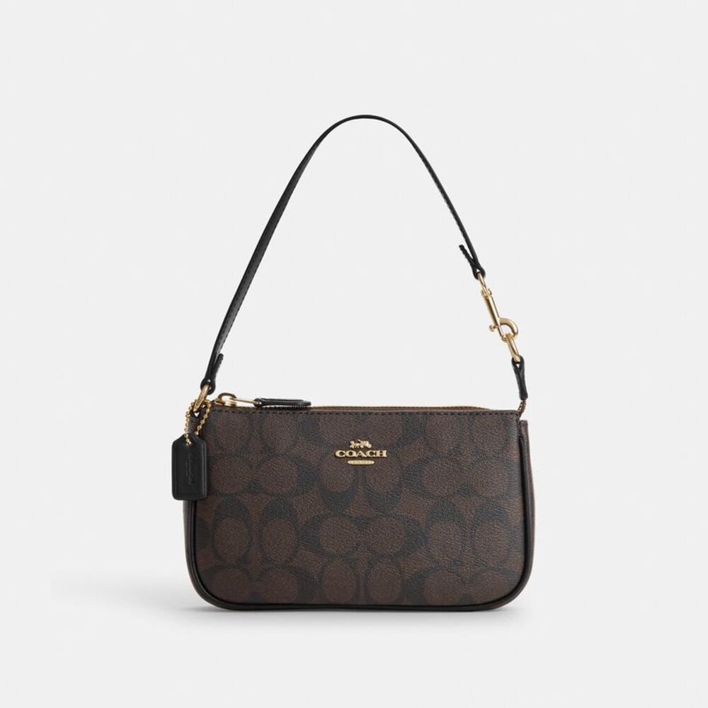 Coach Brown and Black Nolita 19 purse